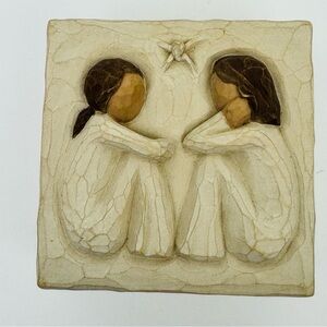 Willow Tree Friendship Sculpted Keepsake/ Trinket Box.  Excellent condition.